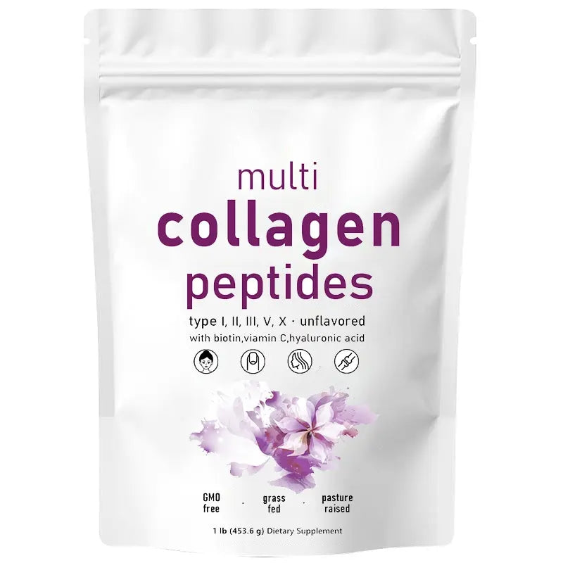 Micro ingredients collagen powder multi collagen Protein Powder type I,II,III,V,X with Biotin powder