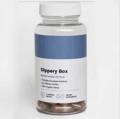 Hot Sale Slippery Box Slippery Elm Bark Capsules 1000mg Per Serving, 60 Capsules - Non-GMO, Gluten Free