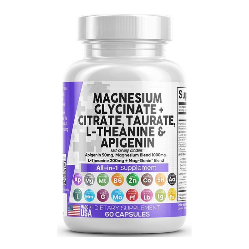 OEM Magnesium Complex Magnesium Glycinate Capsules High Absorption Non-GMO Capsules