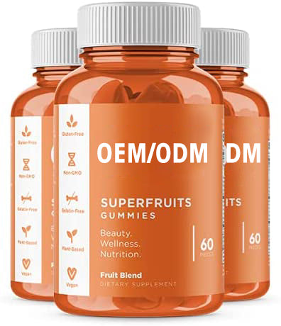 Private Logo Sugar Free Natural Flavor Sweet Gluten Free ACV Gummy Candy Organic Apple Cider Vinegar Gummies