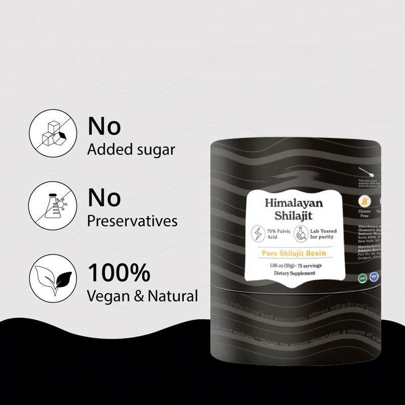 OEM Premium Quality Shilajit Resin with Rich Fulvic Acid Sourced From Himalayas