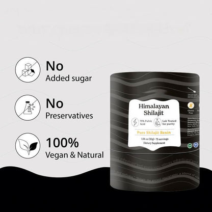 OEM Premium Quality Shilajit Resin with Rich Fulvic Acid Sourced From Himalayas