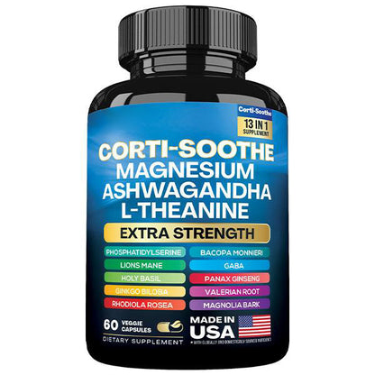 Wholesale Price corti-soothe Magnesium Ahwagadha L-Theanine Capsules