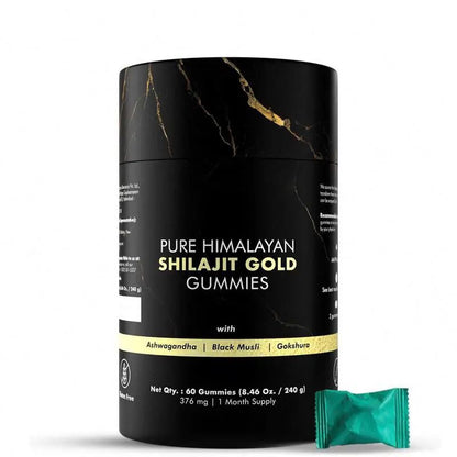 Private Label OEM/ODM Himalayan Shilajit Gummies Individually Wrapped Shilajit Original No Added Natural Shilajit Gummy