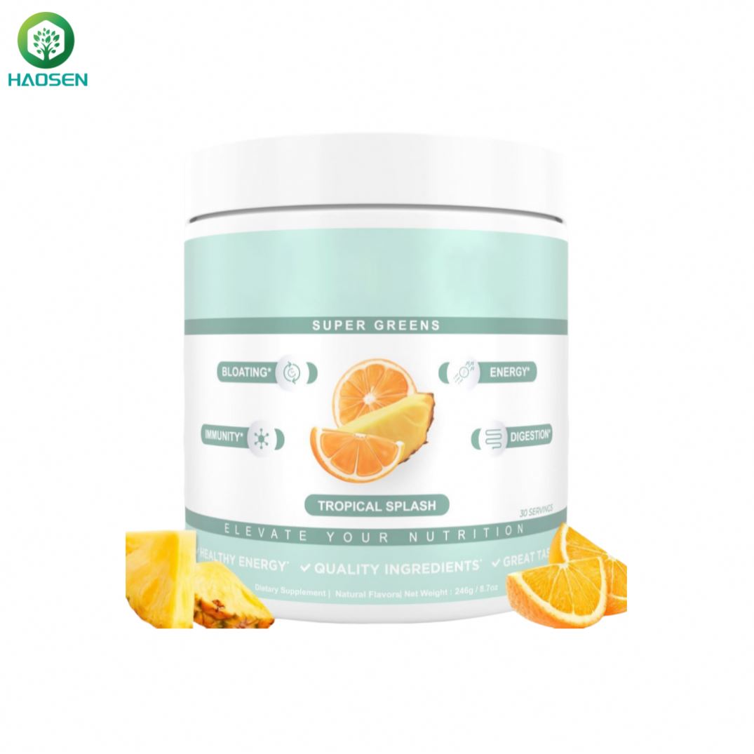 Private Label OEM/ODM Greens Superfood Powder Supplement Green Powder