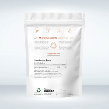 Factory Hot Sale Health Supplement Vitamin D3 K2 Softgel Vegan Raw Material 10000iu Vitamin D3 K2 Capsules