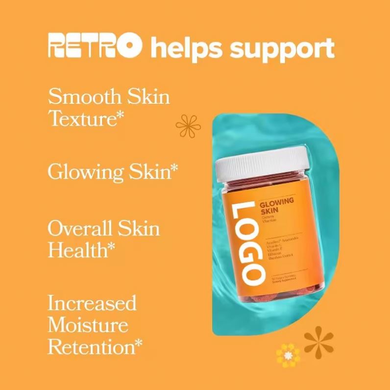 Best glowing collagen L-glutathione gummies biotin gummies baboo extract astaxanthin