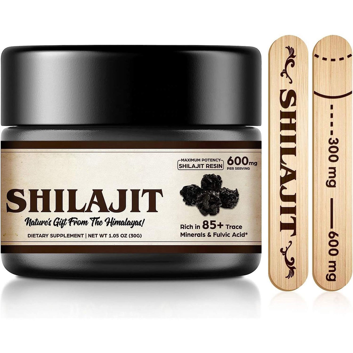 Shilajit Resin Paste Pure Natural Himalayan Shilajit Cream Supplement Rich Humic Fulvic Acid Shilajit Resin Extract Supplement
