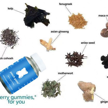 Private Label Berry Gummies Gummy Bear With Vitamins For Women Health Support Vegan Sugar-free Halal Beauty Gummies