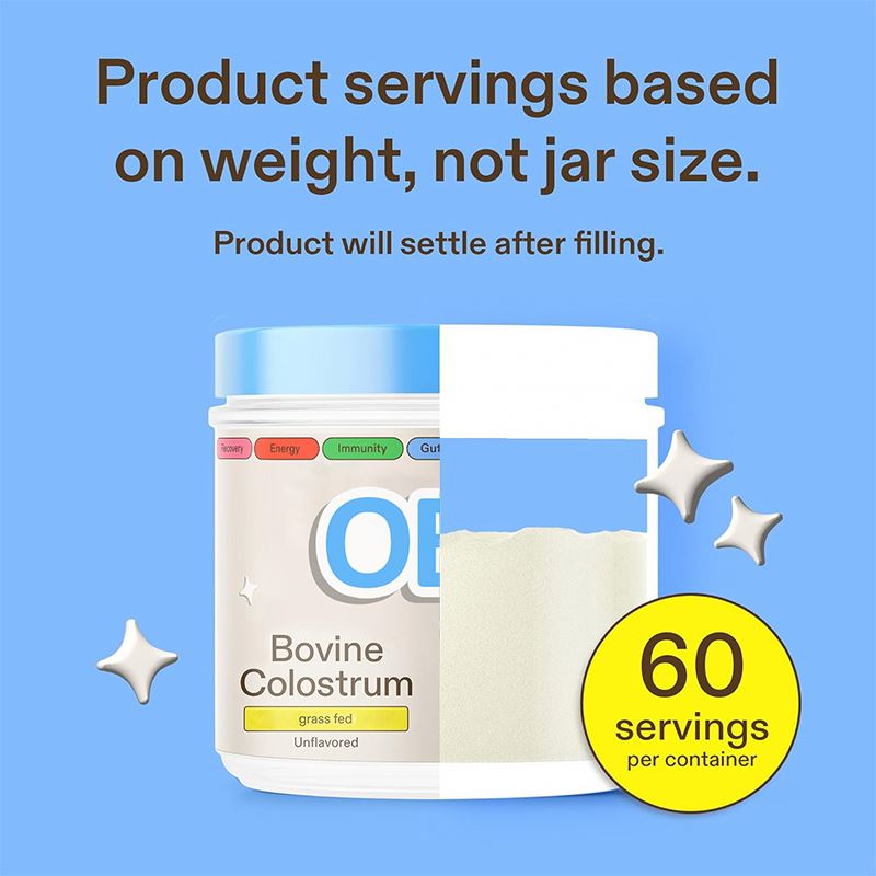Wholesale OEM Natural Original Superfood Digestive Nutritional Supplements Bovine Colostrum Powder Grass Fed Bovine Powder