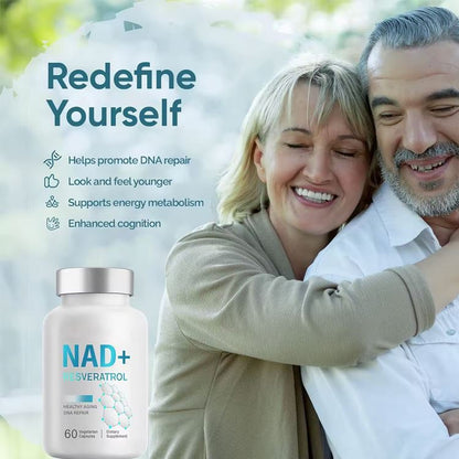 OEM NAD Nicotinamide Adenine Dinucleotide pills anti-aginger skincare vitamin NAD+ resveratrol Capsules