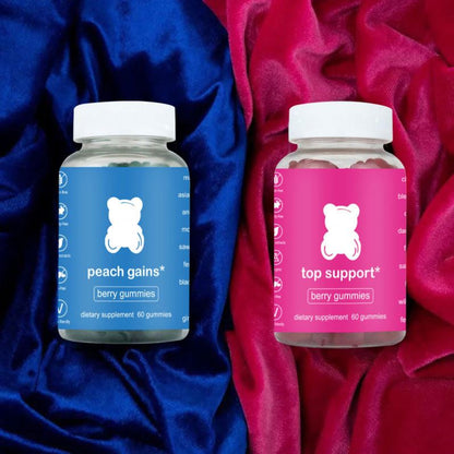 Private Label Berry Gummies Gummy Bear With Vitamins For Women Health Support Vegan Sugar-free Halal Beauty Gummies