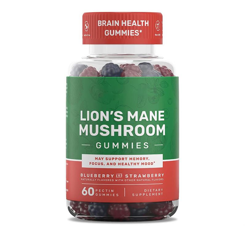Healthife Supplements Lions Mane Mushroom Powder Lions Mane Mushroom Gummies