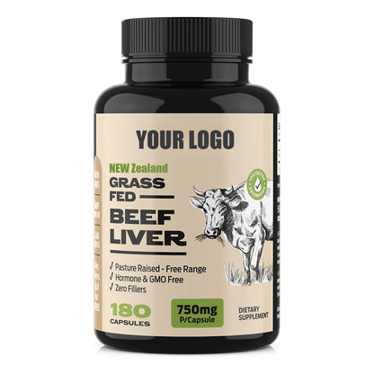 High Absorption New Zealand Grassfed Beef Liver Supplement Capsule Natural Vitamin B12 CoQ10 Sports Nutrition