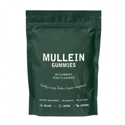 Wholesales 1000mg Mullein Gummies Daily Respiratory Health Gummies