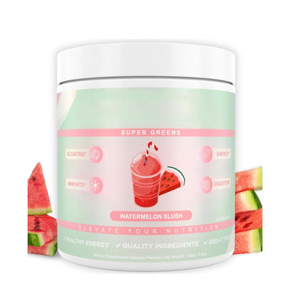 Private Label Super Green Vegan Organic Energy Immune Digestion Supplement Superfood Powder With Spirulina Chlorella Probiotics