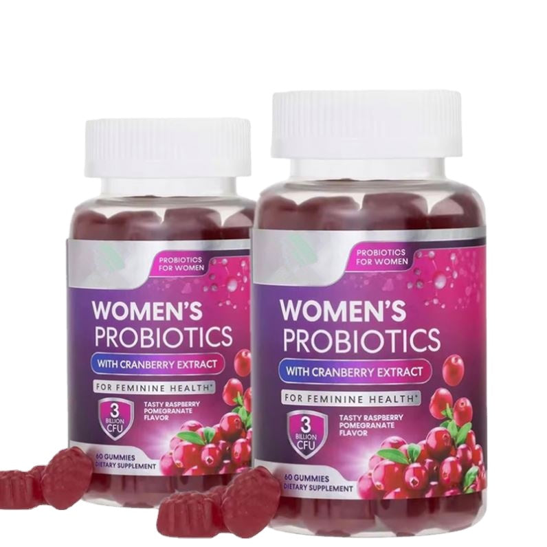 Private Label Vegan Cranberry Women's Probiotic Gummies