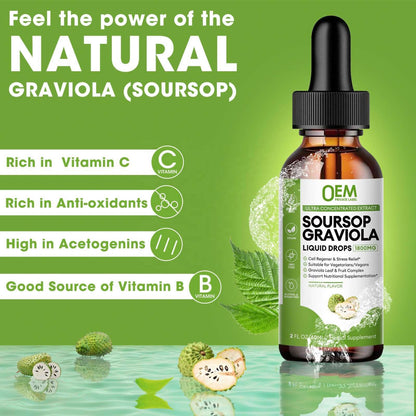 Graviola Liquid Drops Soursop Graviola Liquid Drop Soursop Bitters Liquid