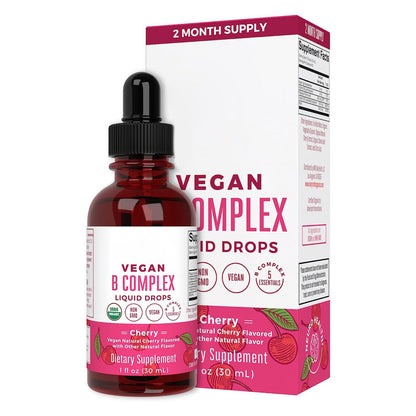 OEM Private label  logo customize  vegan B complex Drops Liquid  Health Supplement