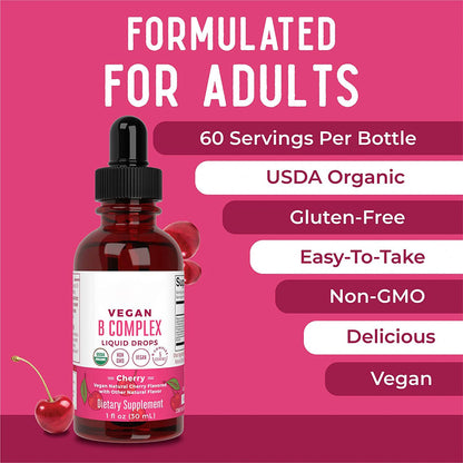 OEM Private label  logo customize  vegan B complex Drops Liquid  Health Supplement